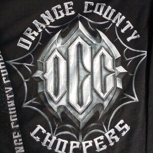 Vintage Y2K Orange County Choppers Long Sleeve T-Shirt Arm Hit